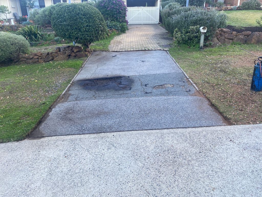 Driveway Repair in Kalamunda - Before