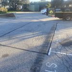 Before image of an asphalt cut & replace repair in Mosman Park, Western Australia for The Beehive Montessori School.