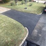 Completed asphalt driveway crossover resheet in St James, Western Australia for a private customer.