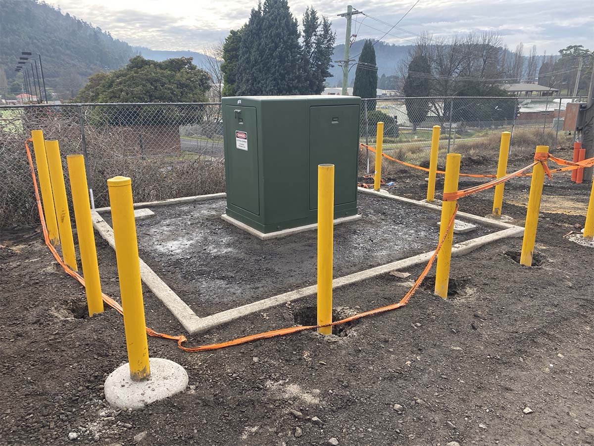 Before image of an Asphalt Reinstatement for Sydney Trains in Lithgow, New South Wales