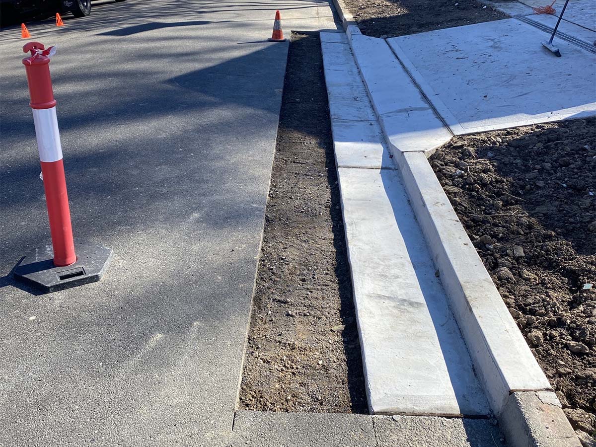 Before image of an Asphalt Crossover Edge Repair for a private customer in Chatswood, New South Wales