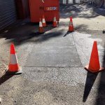 Completed Asphalt Cut and Replace Repair for CIP Build at Penrith Police Station, New South Wales