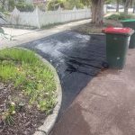 Completed asphalt driveway crossover resheet in Daglish, Western Australia for a private customer.